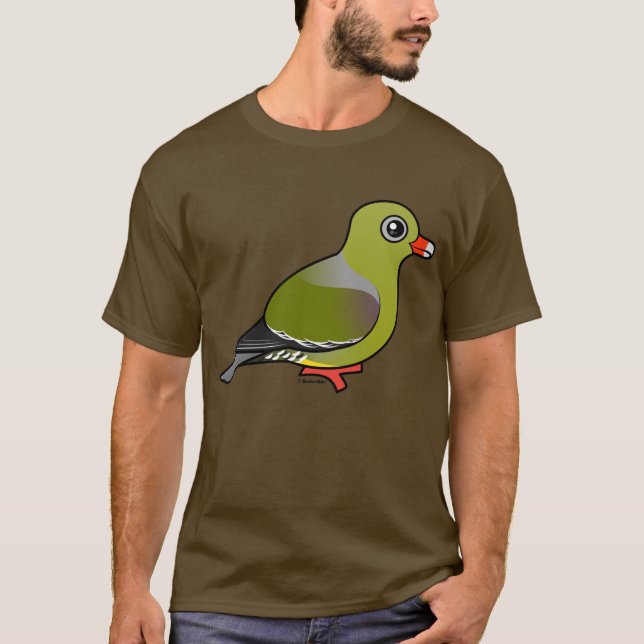 Afrikanische grüne Taube T-Shirt (Vorderseite)