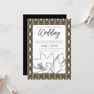 Afrikanische Hochzeit Einladung