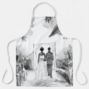 Afrikanische Hochzeit Schürze