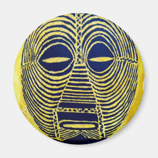 Afrikanische Ikone: Luba-Maske (Kongo) Magnet