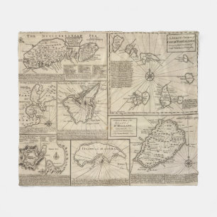 Afrikanische Inseln Fleecedecke