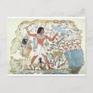 Afrikanische Jagdszene eingefroren Postkarte