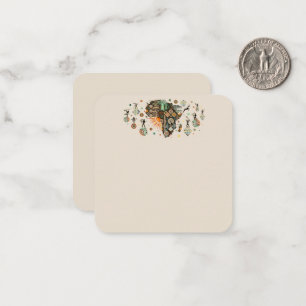 Afrikanische Karte Dekoratives Muster für Stammese