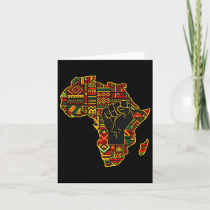 Afrikanische Karte Erste schwarze Geschichte Monat