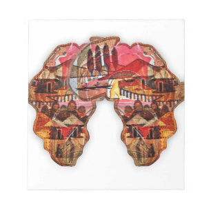 Afrikanische Karte: Feiern Sie die Jahreszeit mit  Notizblock