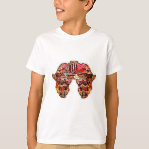 Afrikanische Karte: Feiern Sie die Jahreszeit mit  T-Shirt