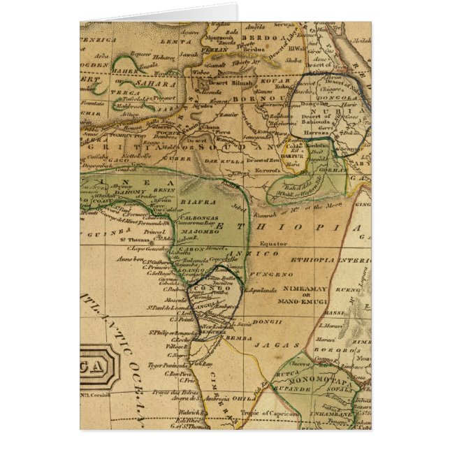 Afrikanische Karte von Worcester (Vorne)