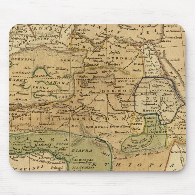 Afrikanische Karte von Worcester Mousepad (Vorne)