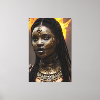 Afrikanische Königin 024 Leinwanddruck