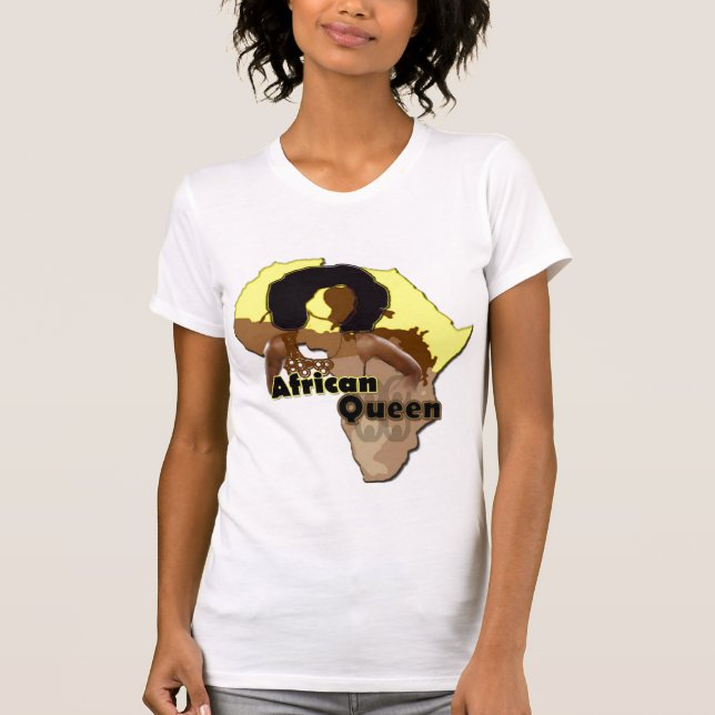 AFRIKANISCHE KÖNIGIN T-Shirt (Vorderseite)