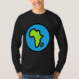 Afrikanische Kontinentaleuropa-Liebe T-Shirt