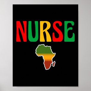 Afrikanische Krankenschwestern und Krankenschweste Poster