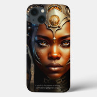 Afrikanische Kriegerprinzessin Afrofuturismus-Rend