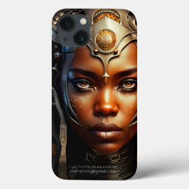 Afrikanische Kriegerprinzessin Afrofuturismus-Rend Case-Mate iPhone Hülle