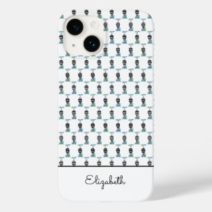 afrikanische Kunst, blaues tropisches Flair Case-Mate iPhone 14 Hülle