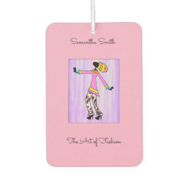 Afrikanische Kunst Elegante und stilvolle Girl Autolufterfrischer