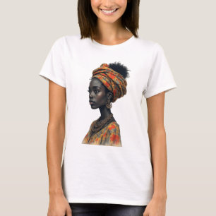 afrikanische Kunst Frau Modedesign T-Shirt