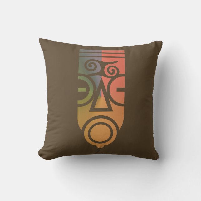 afrikanische Kunst Kissen (Vorderseite)