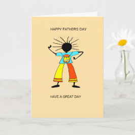 Afrikanische Kunst, Master Drummer Vatertag Karte