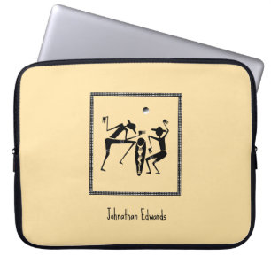 Afrikanische Kunst, Mondlicht-Tanz Laptopschutzhülle