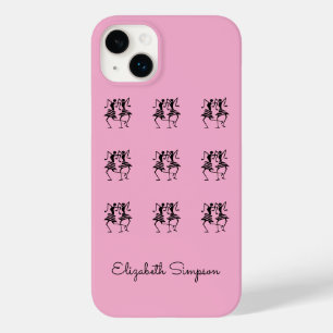 Afrikanische Kunst, Monogramm, Silhouette Tänzer Case-Mate iPhone 14 Plus Hülle