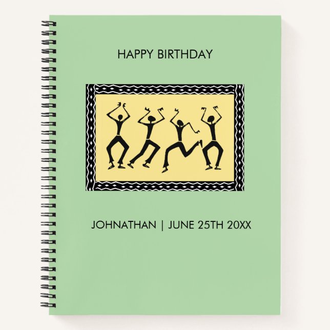 Afrikanische Kunst, Party Notizbuch (Vorderseite)