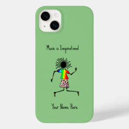 Afrikanische Kunst, Personalisierter Happy Dance Case-Mate iPhone 14 Plus Hülle
