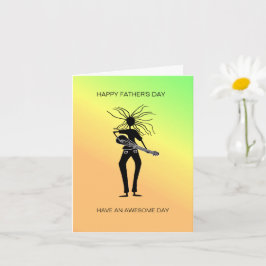 Afrikanische Kunst, Phantastischer Gitarrenspielta Karte