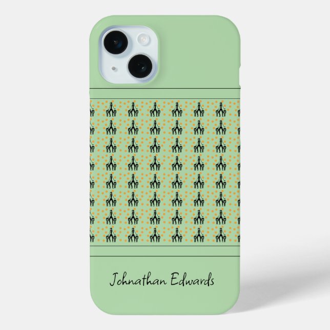 Afrikanische Kunst - Silhouette Case-Mate iPhone Hülle (Rückseite)