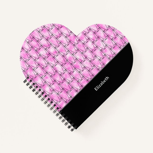 Afrikanische Kunst, Silhouette tropische Kokospalm Notizbuch (Vorderseite)