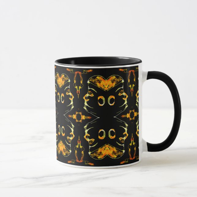 Afrikanische Kunst-Tasse Tasse (Rechts)