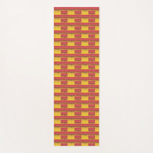 Afrikanische Kunst, tropischer Sonnenuntergang Yogamatte