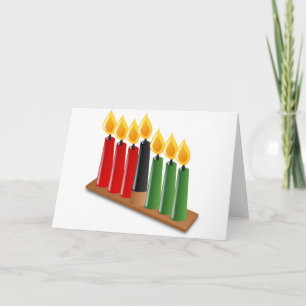 afrikanische Kwanzaa Feiertagskarte