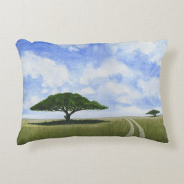 Afrikanische Landschaft Dekokissen