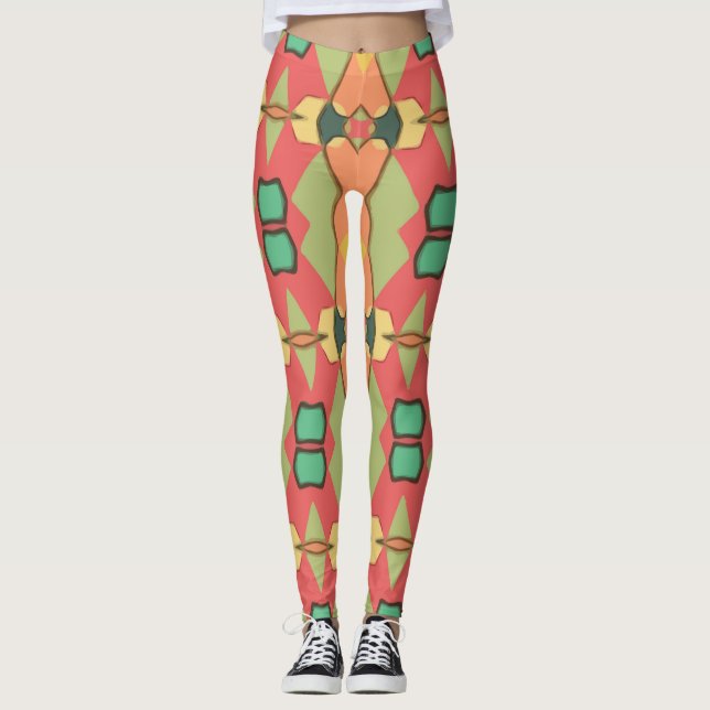 afrikanische Leggings (Vorderseite)