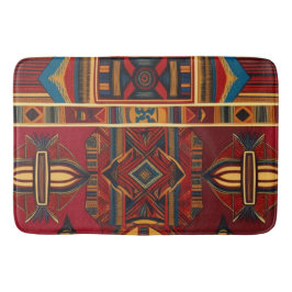 Afrikanische Leinwand Badematte