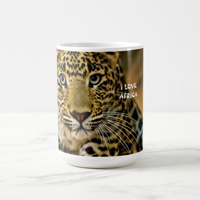 Afrikanische Leopard-Tasse Kaffeetasse (Mittel)