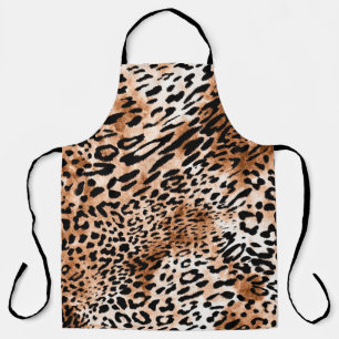 afrikanische Leopardrucke nahtlos Schürze
