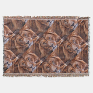 Afrikanische Lion Decke
