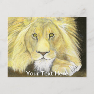 Afrikanische Lion Postkarte
