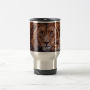 Afrikanische Lion Reisebecher