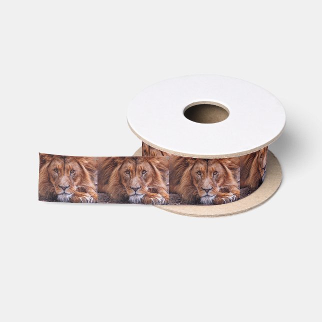 Afrikanische Lion Satinband (Spule)