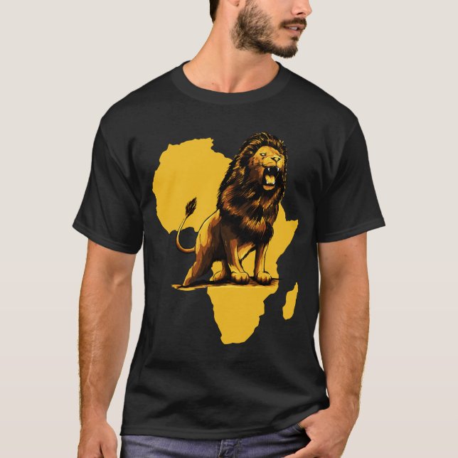 Afrikanische Lion T-Shirt (Vorderseite)