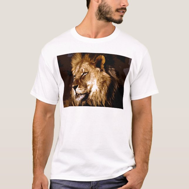 Afrikanische Lion T-Shirt (Vorderseite)