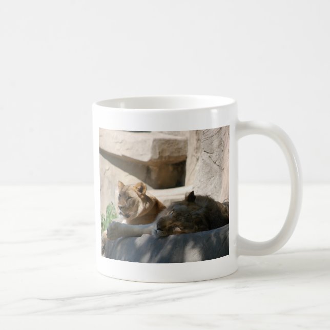 Afrikanische Löwen Tasse (Rechts)