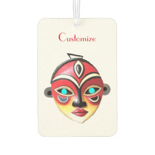 Afrikanische Mädchen-Gesichtsmaske Thunder_Cove Autolufterfrischer