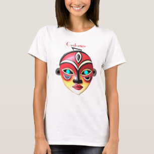 Afrikanische Mädchen-Gesichtsmaske Thunder_Cove T-Shirt