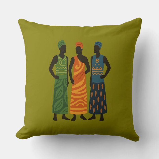 Afrikanische Männer Kissen (Vorderseite)