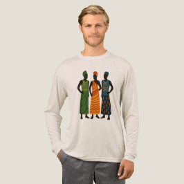 Afrikanische Männer Tri-Blend Shirt