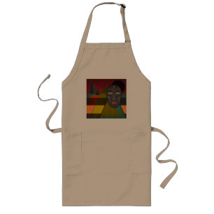 Afrikanische Maske Lange Schürze